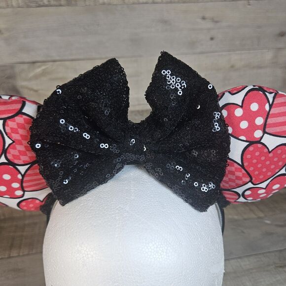 Minnie Mouse Ears Heart Disney Ears Handmade - Picture 5 of 5
